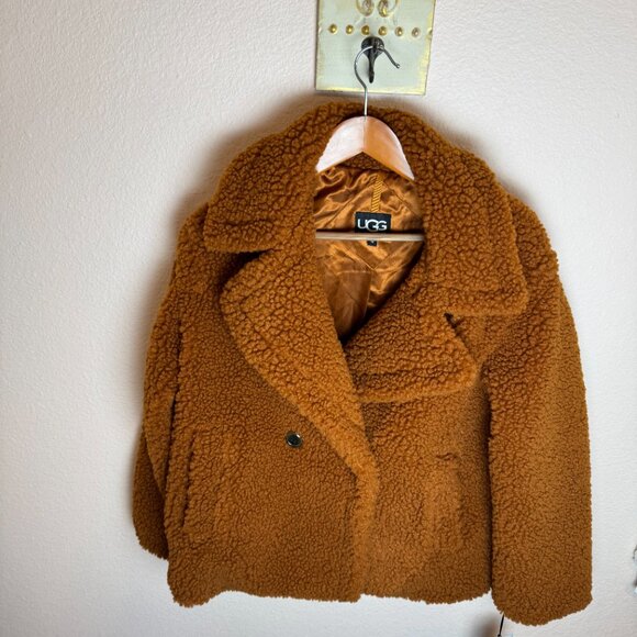 NWT Gertrude Short Teddy Coat - Medium - Picture 1 of 5